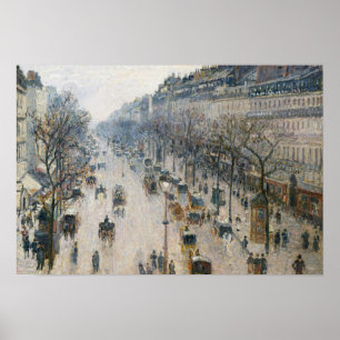 Camille Pissarro - Der Boulevard Montmartre Poster