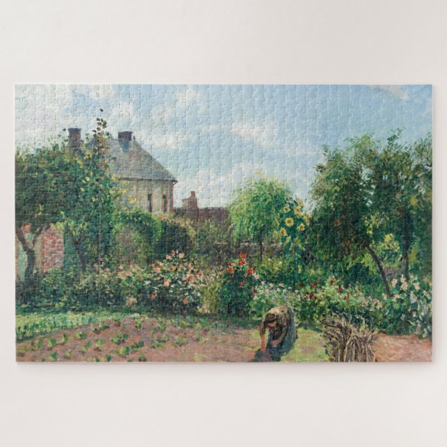 Camille Pissarro Der Künstlergarten in Eragny (Horizontal)