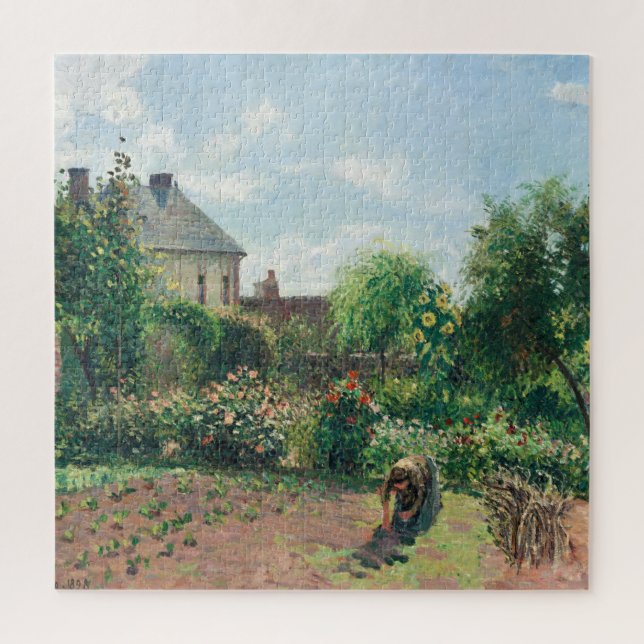 Camille Pissarro Der Künstlergarten in Eragny (Vertikal)
