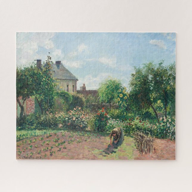 Camille Pissarro Der Künstlergarten in Eragny (Horizontal)