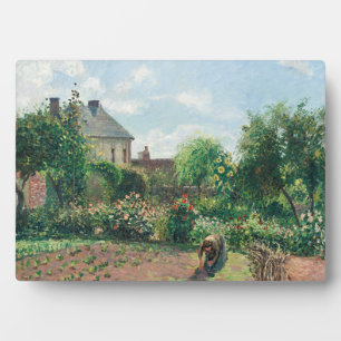 Camille Pissarro Der Künstlergarten in Eragny Fotoplatte