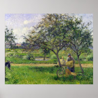 Camille Pissarro | Der Rollkarren, Obstgarten, c.1
