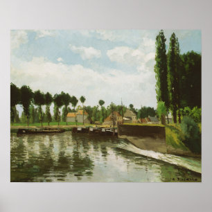 Camille Pissarro   der Verschluss bei Pontoise Poster