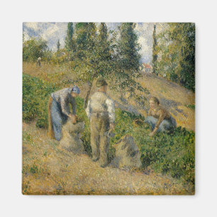 Camille Pissarro   die Ernte, Pontoise Magnet