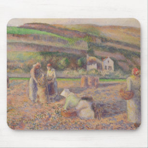Camille Pissarro die Kartoffel-Ernte Mousepad