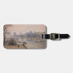 Camille Pissarro - Die Seine und der Louvre Gepäckanhänger