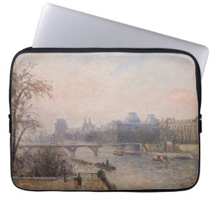 Camille Pissarro - Die Seine und der Louvre Laptopschutzhülle
