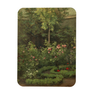 Camille Pissarro ein Rosen-Garten Magnet