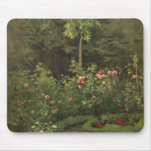 Camille Pissarro   ein Rosen-Garten Mousepad