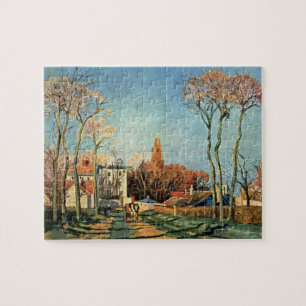 Camille Pissarro Eintritt in das Dorf Voisins