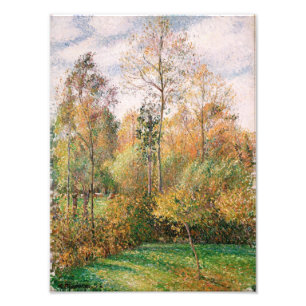 Camille Pissarro - Herbst, Poplars, Eragny Fotodruck