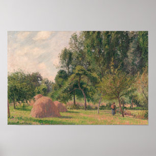 Camille Pissarro - Heuschober, Morgen, Eragny Poster