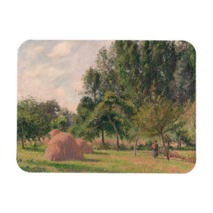 Camille Pissarro Hystacks, Morgen, Eragny Magnet