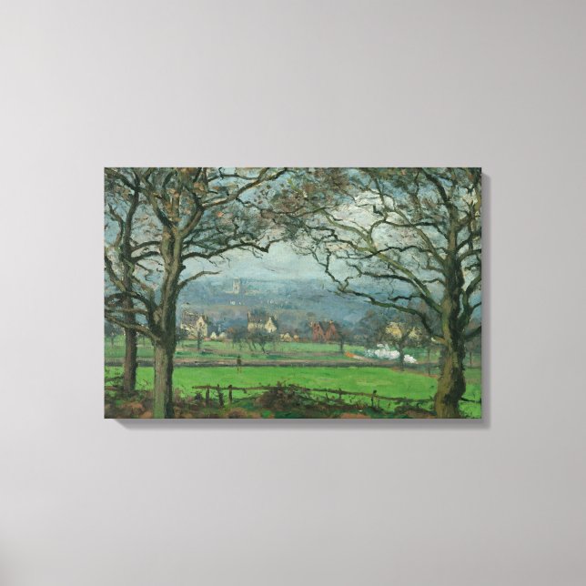 Camille Pissarro - in der Nähe von Sydenham Hill Leinwanddruck (Vorderseite)