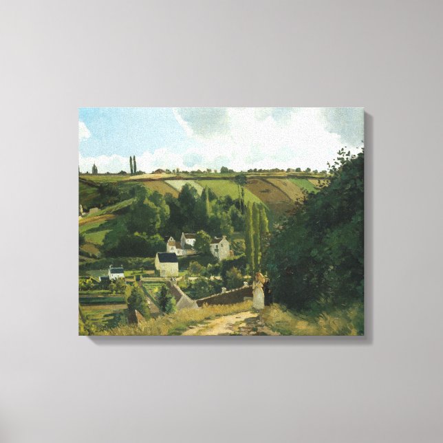 Camille Pissarro - Jalais Hill, Pontoise Leinwanddruck (Vorderseite)