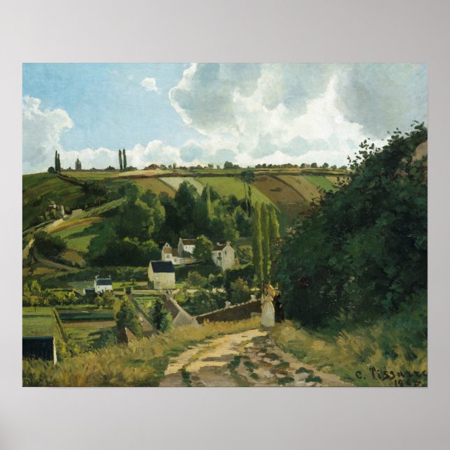 Camille Pissarro - Jalais Hill, Pontoise Poster (Vorne)