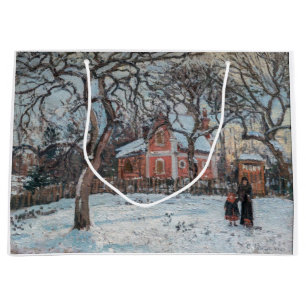 Camille Pissarro - Kastanien in Louvecienne Große Geschenktüte
