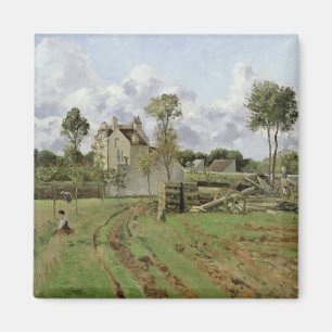 Camille Pissarro Landschaft, Louveciennes, c.187 Magnet