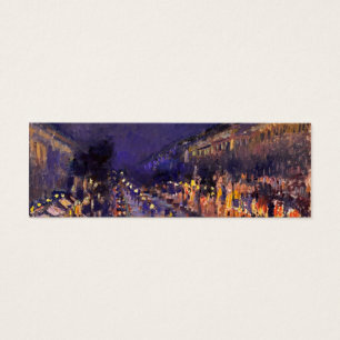 Camille Pissarro Le Boulevard Montmartre La Nuit