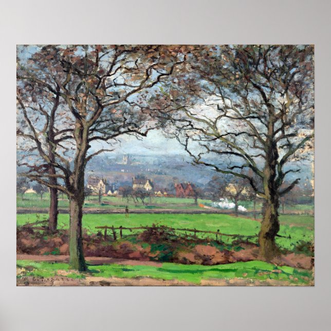 Camille Pissarro Near Sydenham Hill Poster (Vorne)