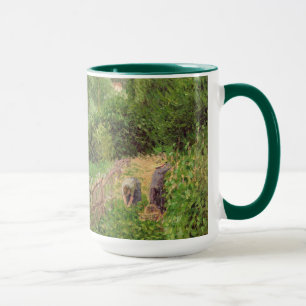 Camille Pissarro Paysage, Temps gris ein Eragny Tasse