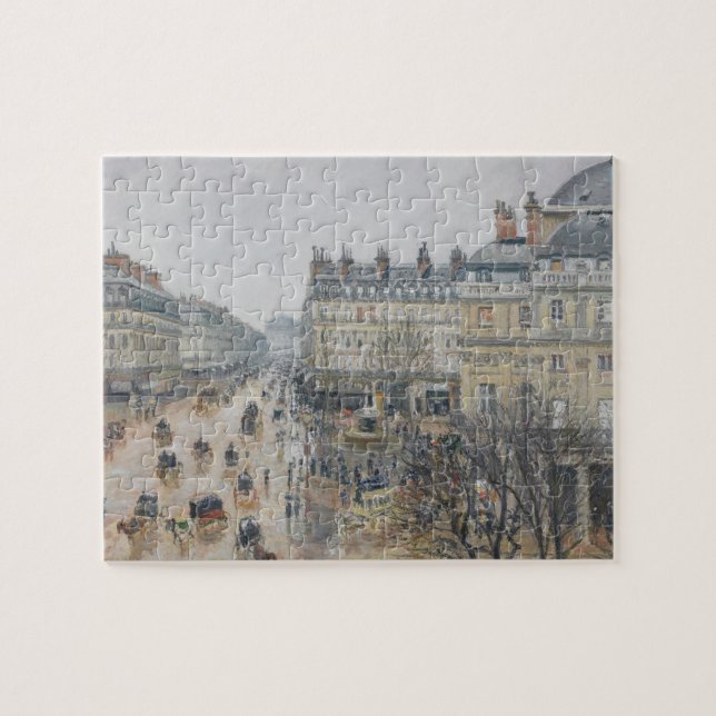Camille Pissarro | Place du Theatre Francais, Pari (Horizontal)