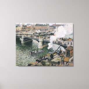 Camille Pissarro Pont Boieldieu in Rouen Malerei Leinwanddruck