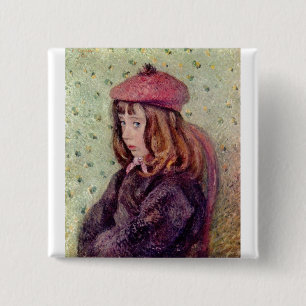Camille Pissarro - Portrait Felix 1881 Leinwand Button