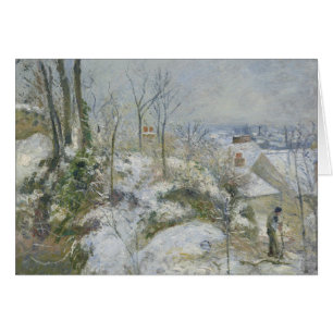 Camille Pissarro - Rabbit Warren bei Pontoise, Sno
