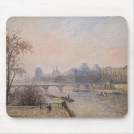 Camille Pissarro - Seine und Louvre Mousepad