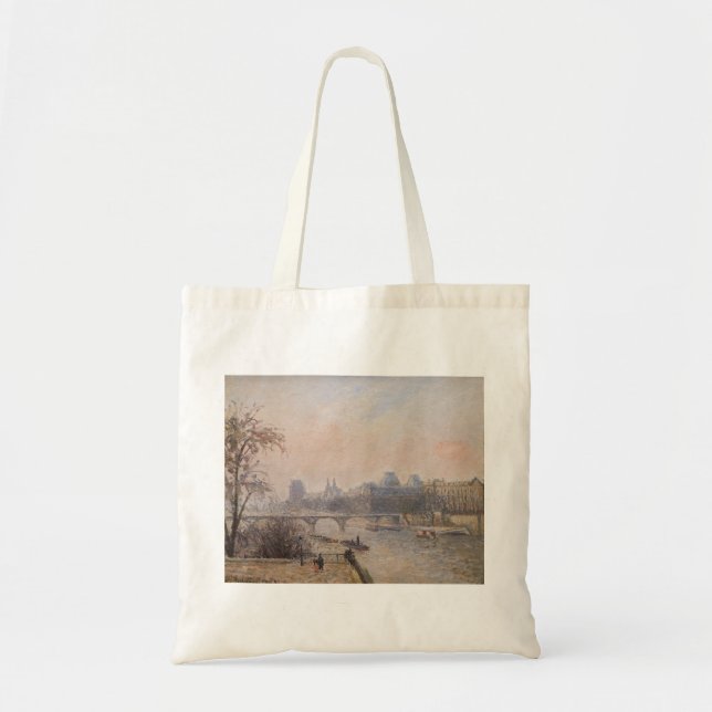 Camille Pissarro - Seine und Louvre Tragetasche (Vorne)