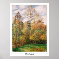 Camille Pissarro Zedign Affiche d'art #1-2