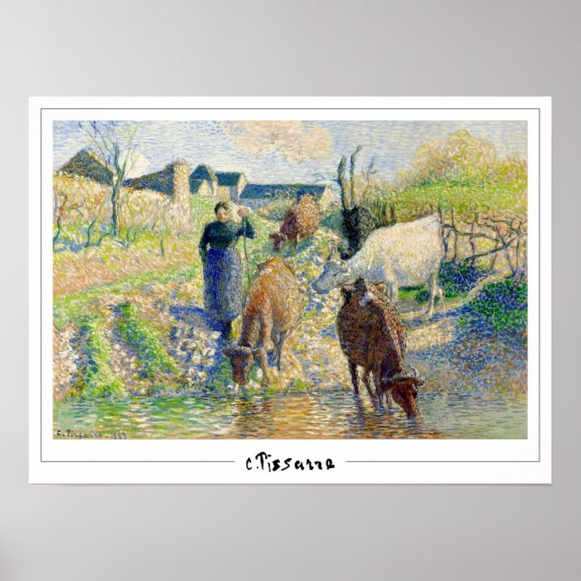 Camille Pissarro Zedign Art Poster #287-2 (Vorne)