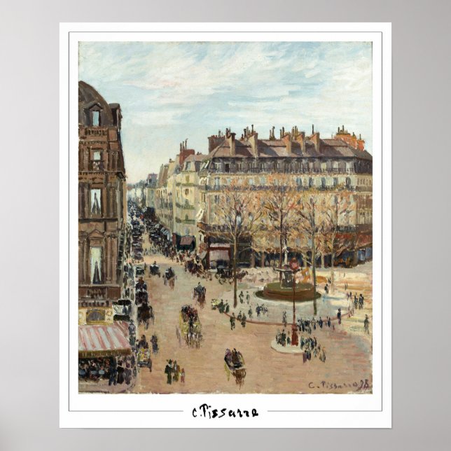 Camille Pissarro Zedign Art Poster #4 (Vorne)