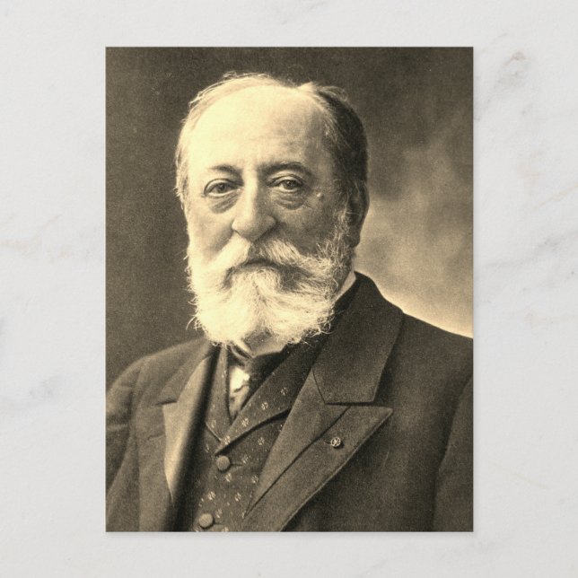 Camille Saint-Saëns (Nadar, Fotograf) Postkarte (Vorderseite)