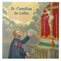Camillus Praying Before a Crucifix (M 020)