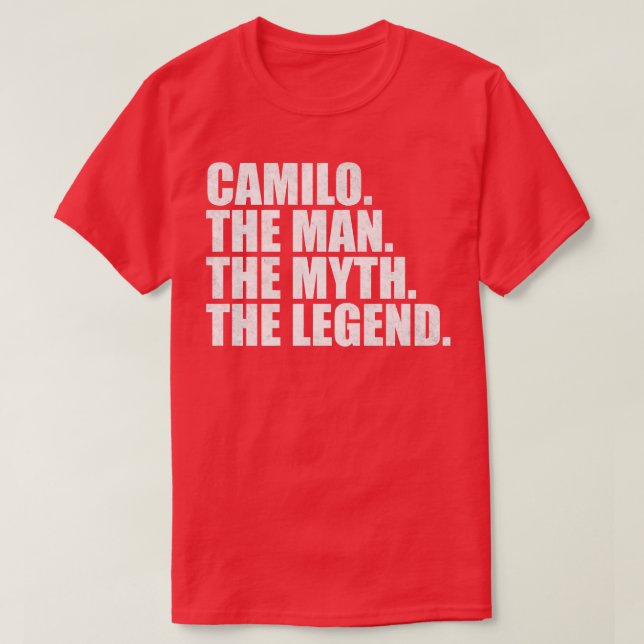 Camilo Camilo Name Camilo Vorname T-Shirt (Design vorne)