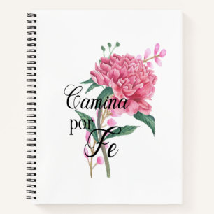 Camina pour fe spanish biverse notizbuch