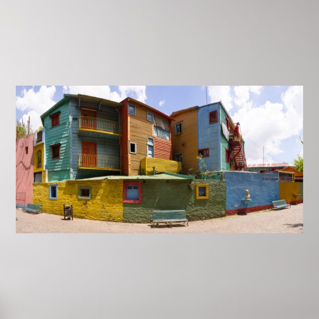 Caminito, La Boca, Buenos Aires Poster (Vorne)