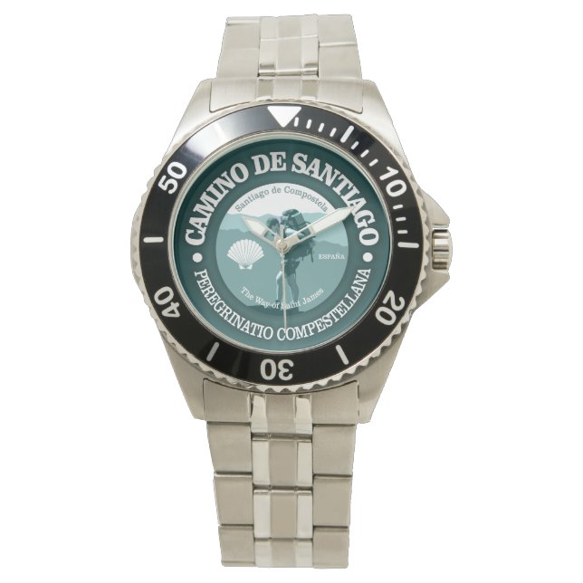 Camino de Santiago Armbanduhr (Vorderseite)