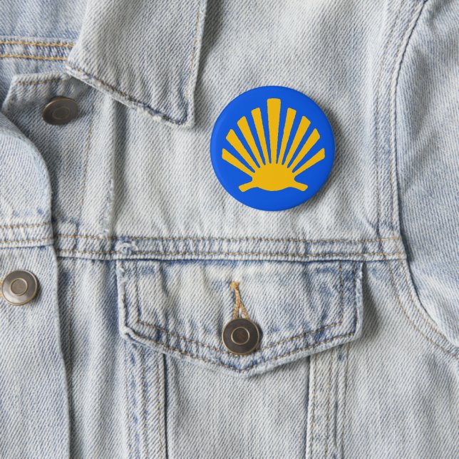 Camino de Santiago Button (Beispiel)