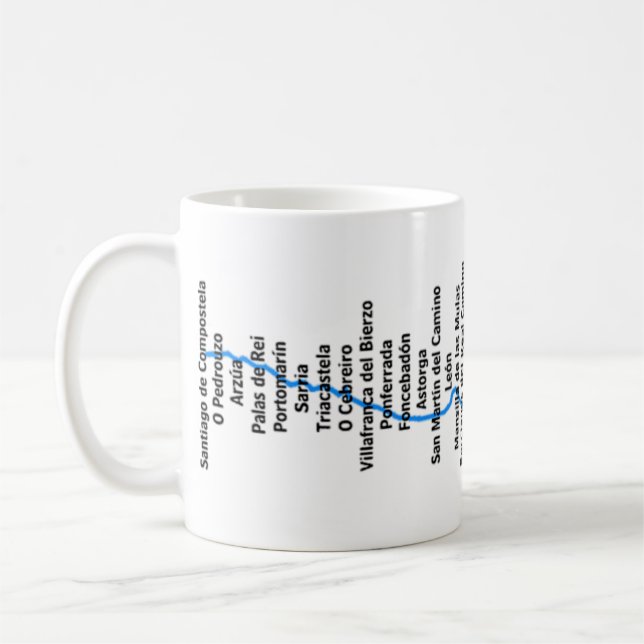 Camino de Santiago Coffee Mug (Gauche)