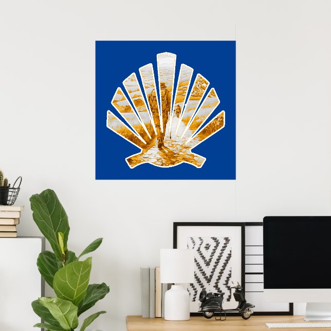 Camino de Santiago Der Weg des James 0295 Poster (Heimbüro)