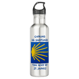 Camino de Santiago Der Weg von st James 0001 Edelstahlflasche