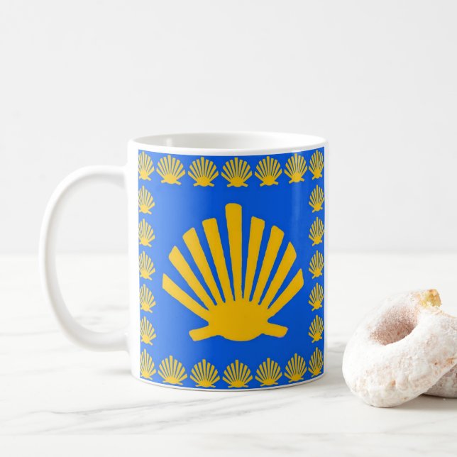 Camino de Santiago Der Weg von st James 0269 Kaffeetasse (Mit Donut)