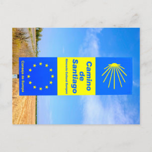 Camino de Santiago Feiertagspostkarte