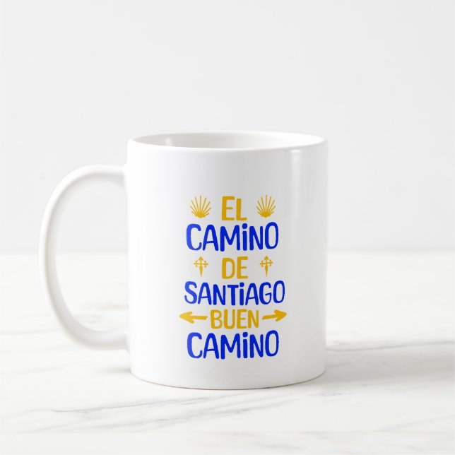 Camino de Santiago Kaffeetasse (Links)