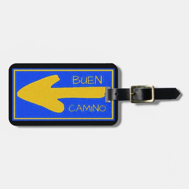 Camino de Santiago Luggage Tag Gepäckanhänger (Vorderseite horizontal)