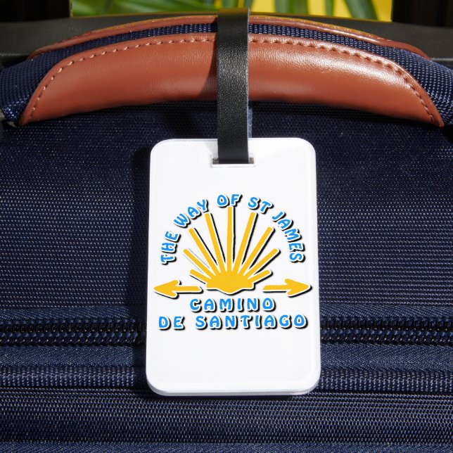 Camino de Santiago Luggage Tags Gepäckanhänger (Rückseite Insitu 4)