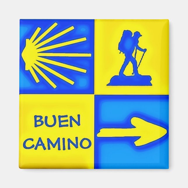 Camino de Santiago Magnet (Devant)